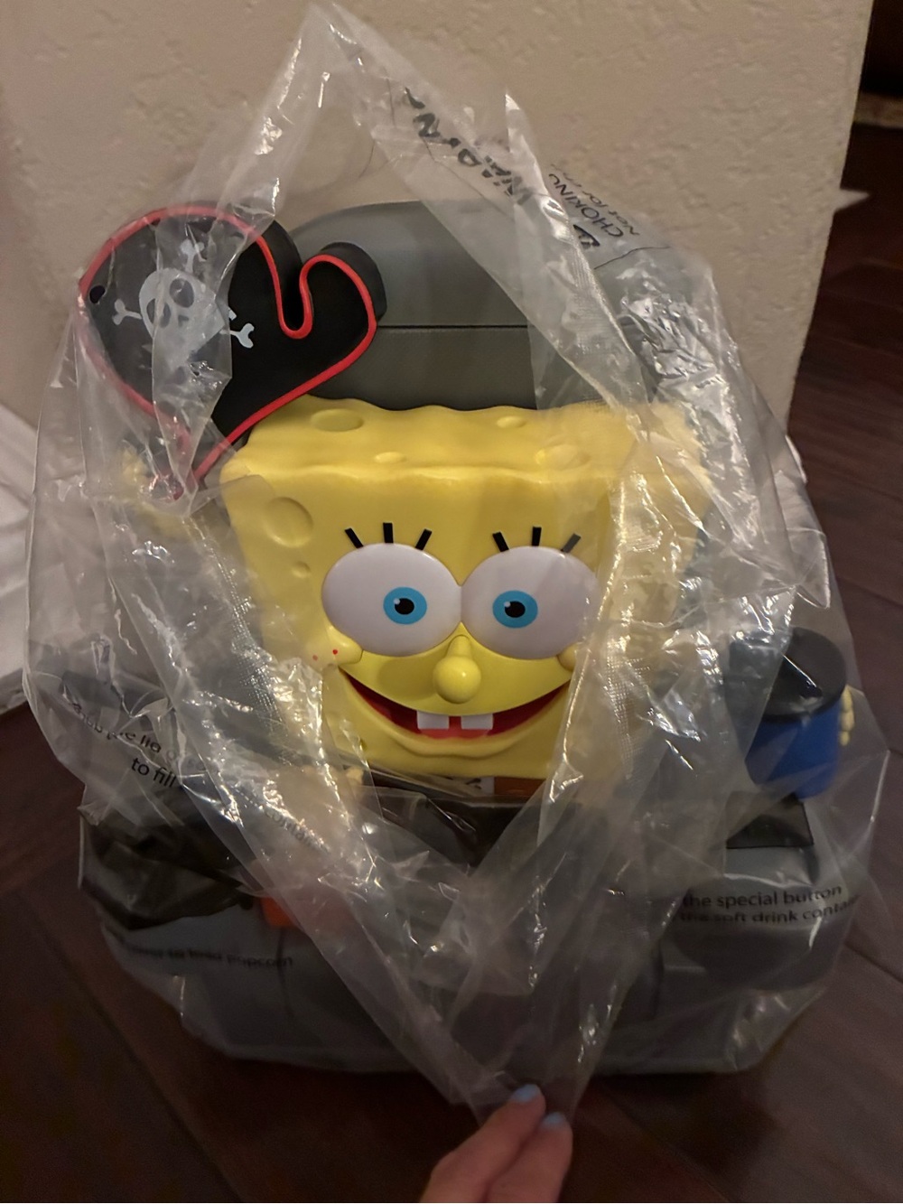 Brand new! Exclusive SpongeBob collectible Popcorn Bucket and Drink Cup. Sealed